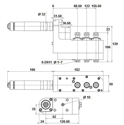 CITIZEN DRILLING MILLING HEAD ER11Ax6 SPUR GEAR FOR CITIZEN L20 OEM CINCOM  GSE1007